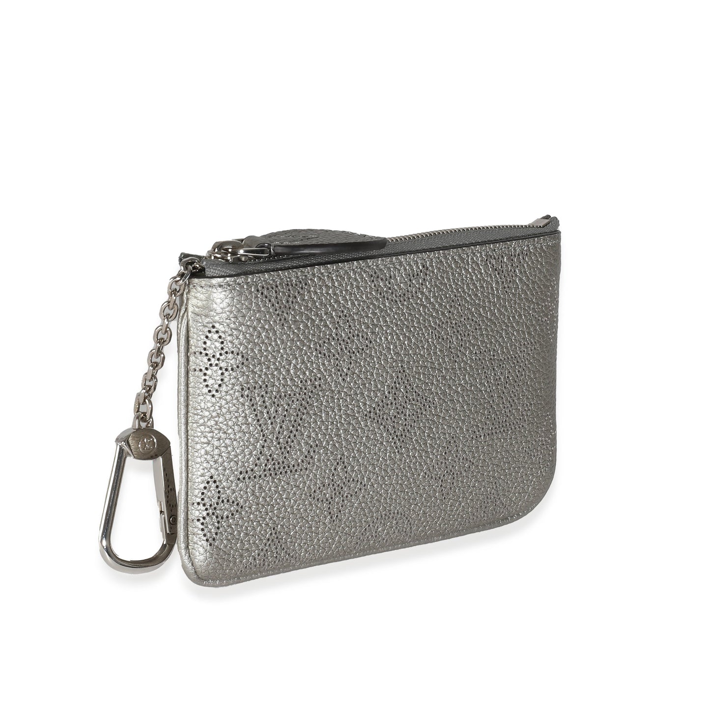 Louis Vuitton Sier Monogram Mahina Key Pouch