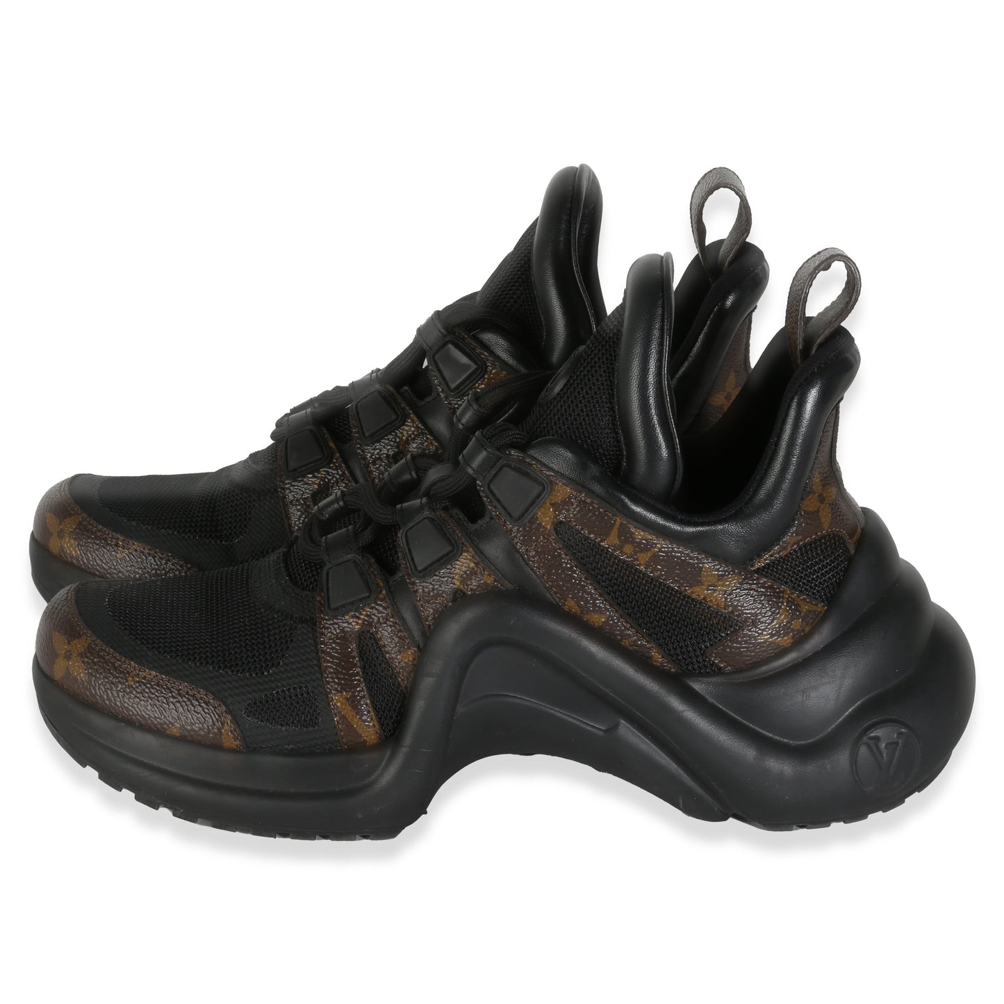 Louis Vuitton Calfskin Monogram CanvasArchlight Sneakers 37