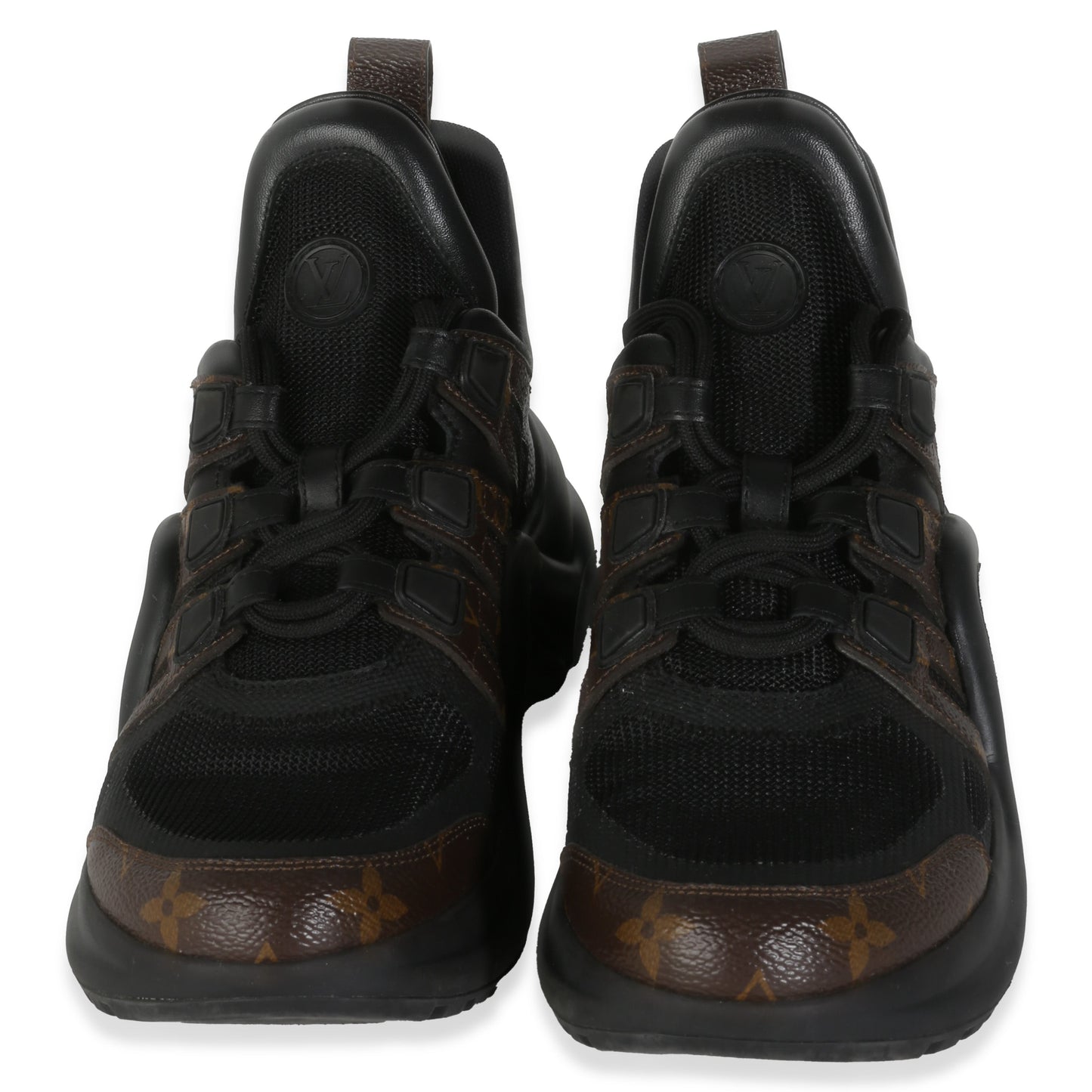 Louis Vuitton Calfskin Monogram CanvasArchlight Sneakers 37