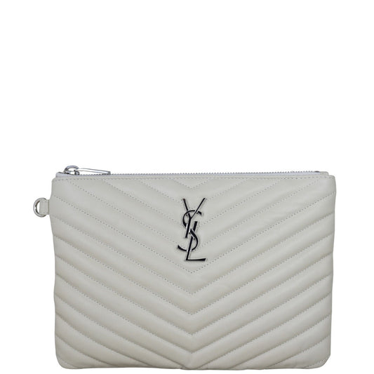 Saint Laurent Cassandre Monogram Matelasse Pouch