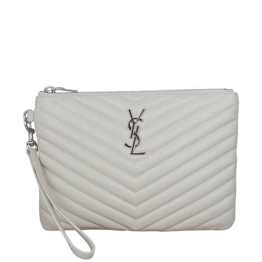Saint Laurent Cassandre Monogram Matelasse Pouch