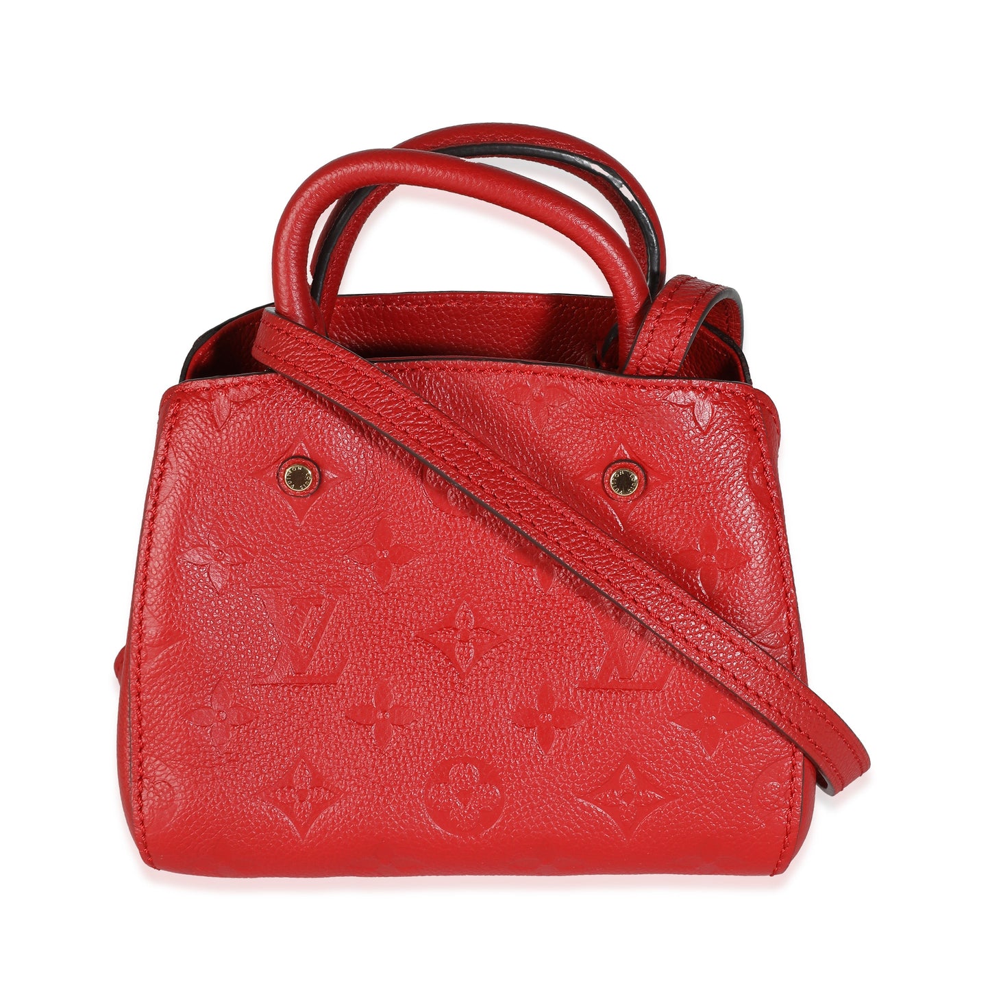 Louis Vuitton Cherry Monogram Empreinte Nano Montaigne