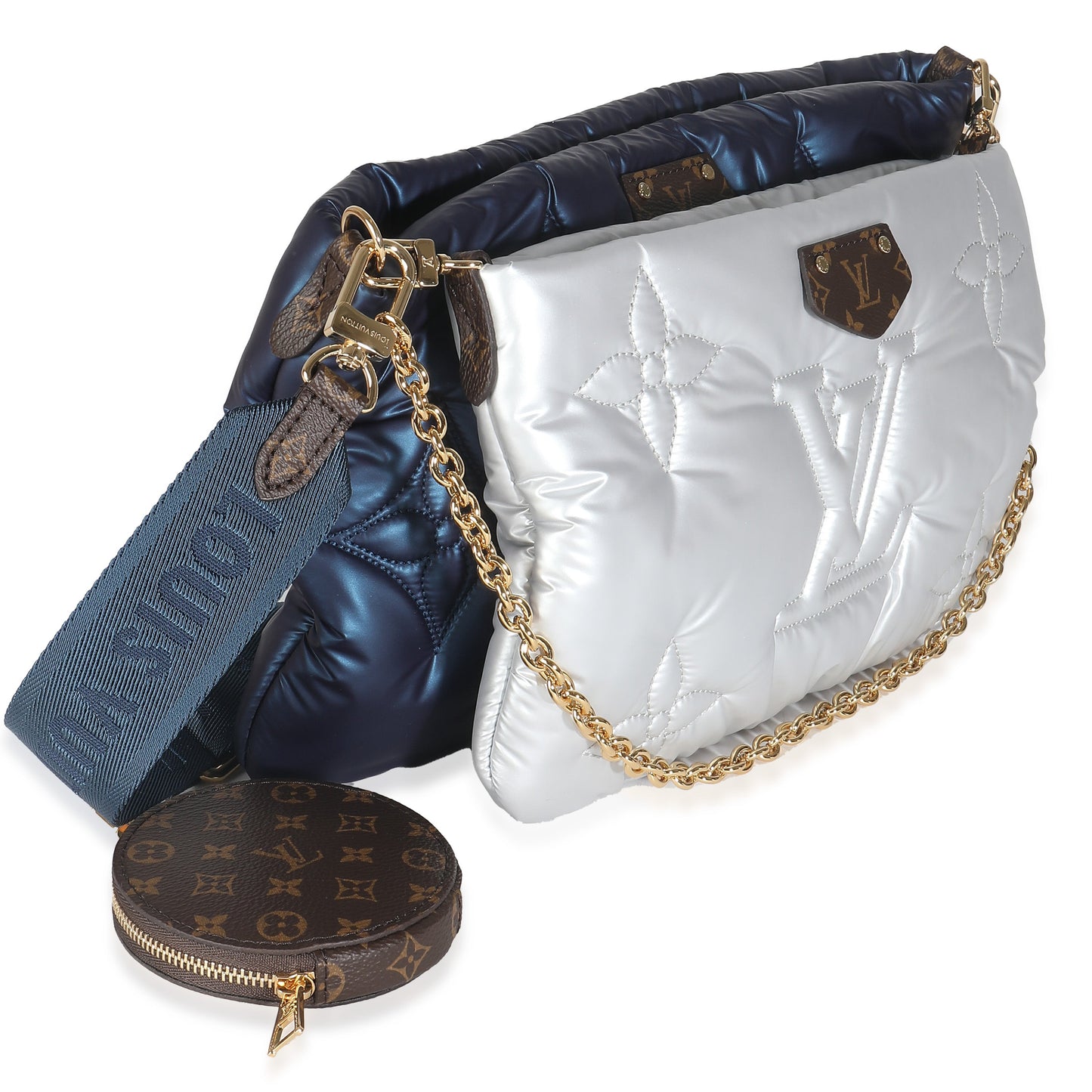 Louis Vuitton Navy Sier Econyl Monogram Pillow Maxi Multi Pochette Accessories