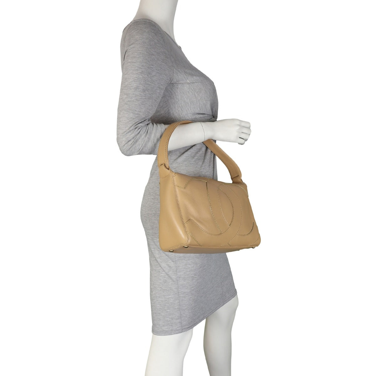 Chanel Vintage CC Surpique Shoulder Bag