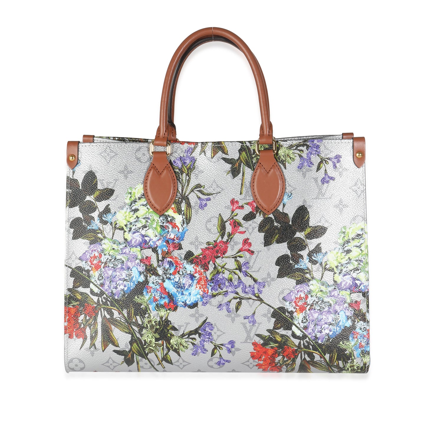 Louis Vuitton Sier Metallic Monogram CanvasGarden Onthego MM