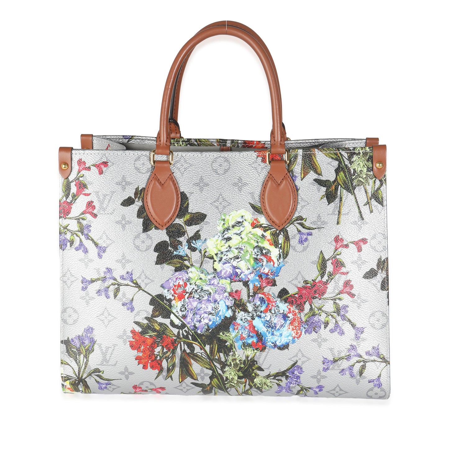 Louis Vuitton Sier Metallic Monogram CanvasGarden Onthego MM