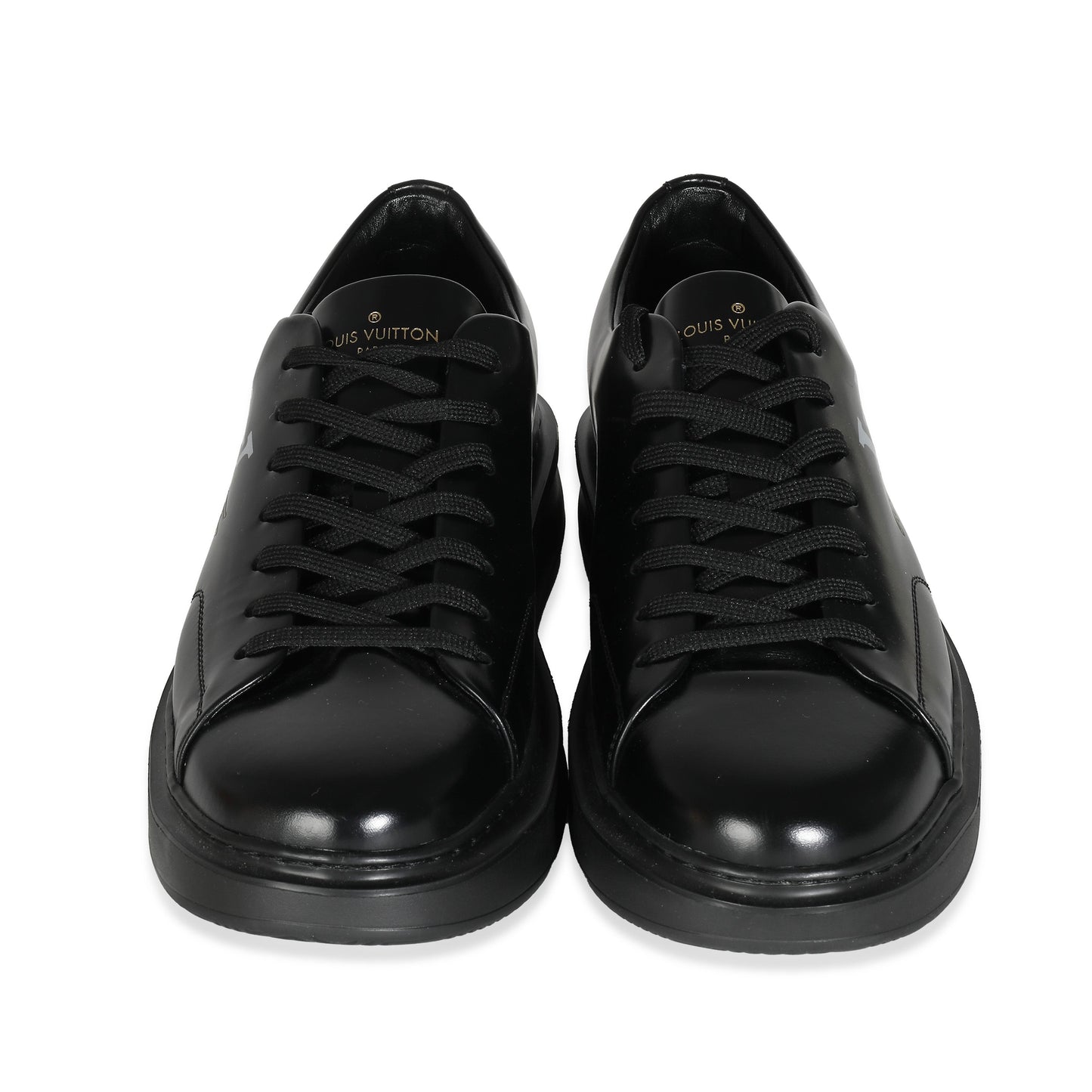 Louis Vuitton Black Calfskin MensBeverly Hills Sneakers 7