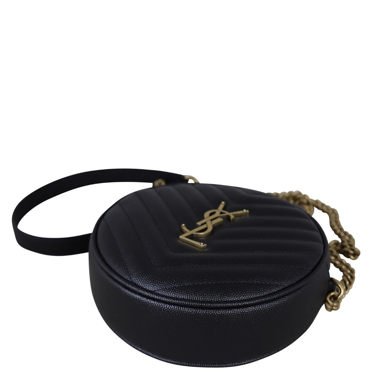 Saint Laurent Vinyle Round Camera Bag