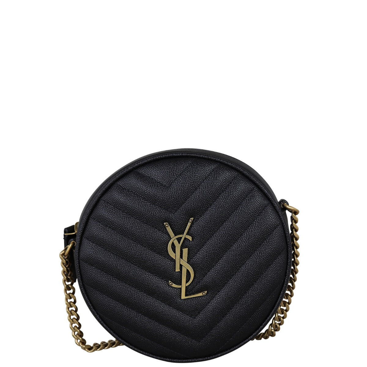 Saint Laurent Vinyle Round Camera Bag