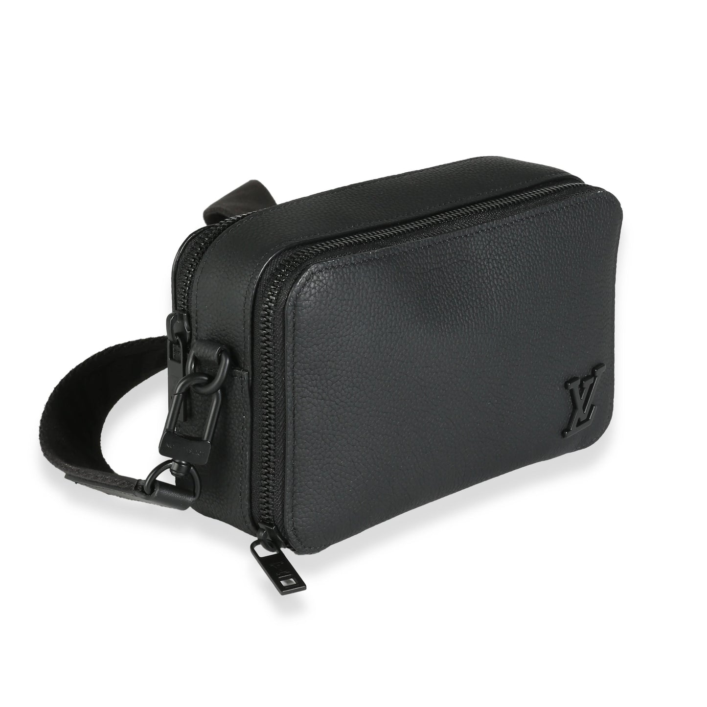 Louis Vuitton Black Taurillon Alpha Wearable Wallet