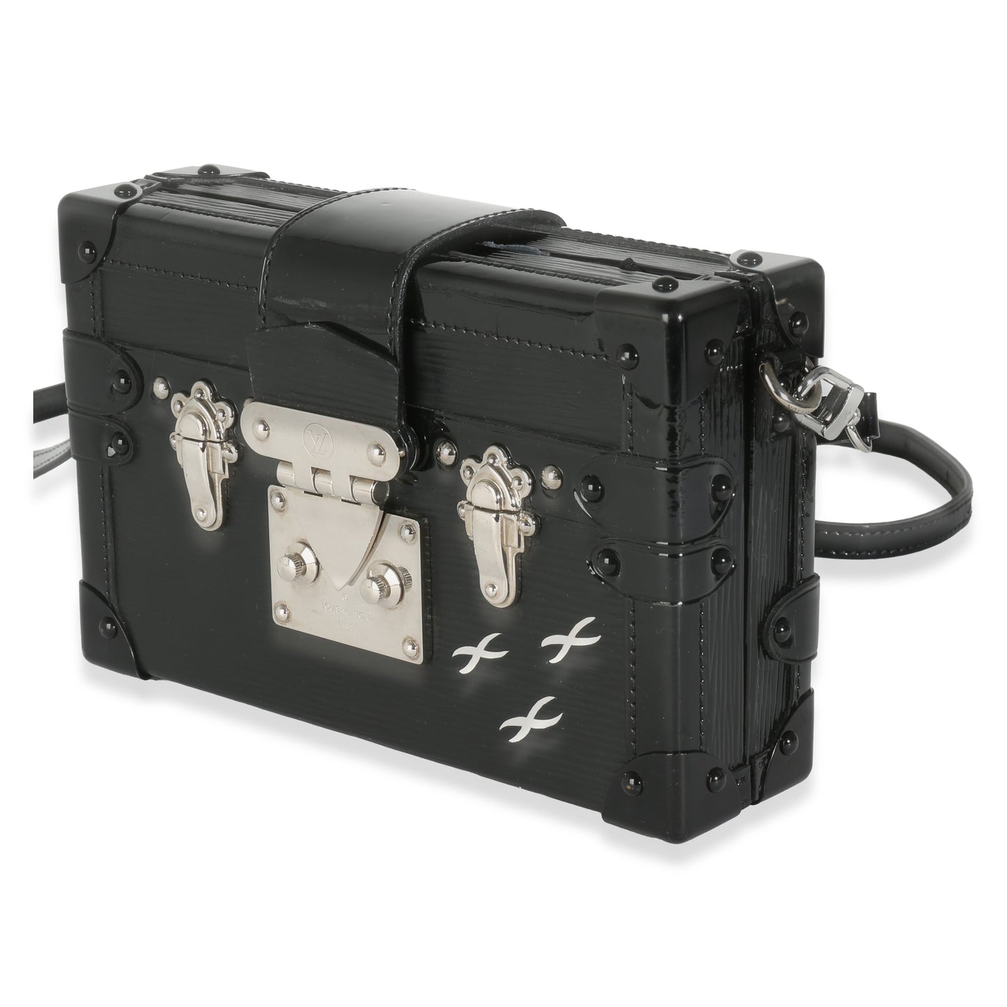 Louis Vuitton Black Epi Petite Malle