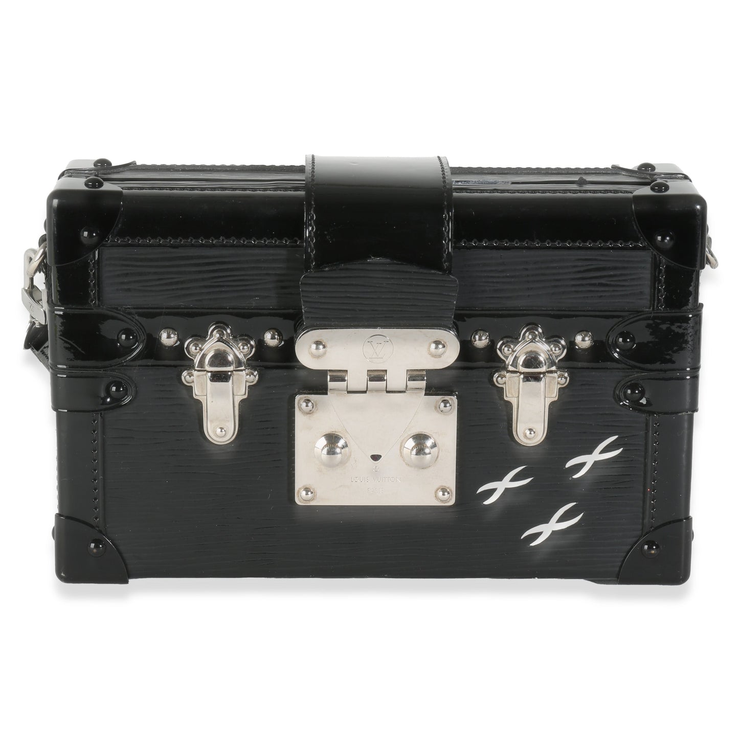 Louis Vuitton Black Epi Petite Malle
