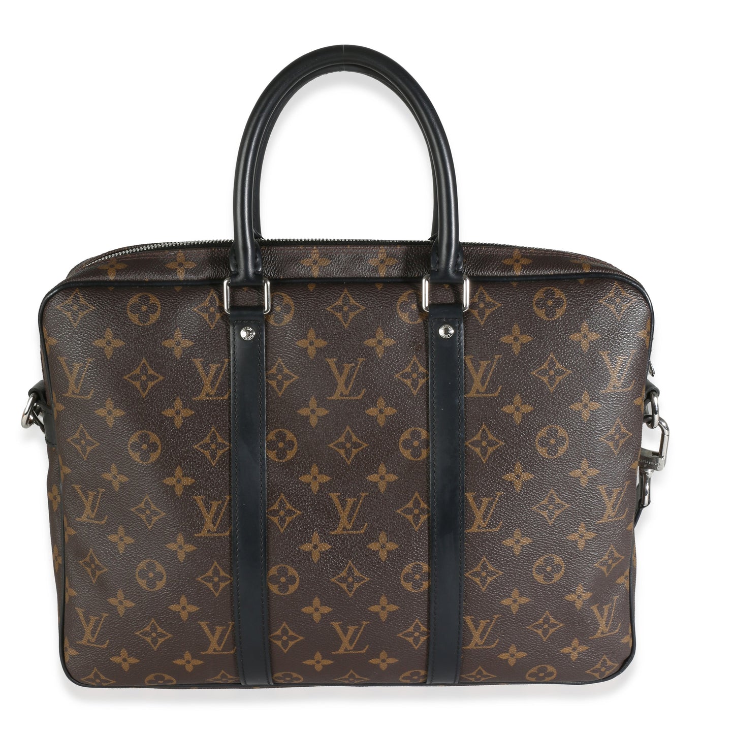 Louis Vuitton Monogram Macassar Porte Documents Voyage PM