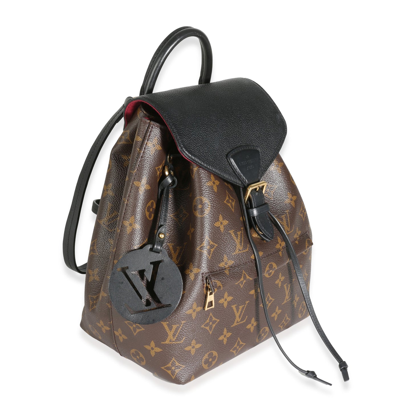 Louis Vuitton Black Monogram Canvas Montsouris Backpack NM