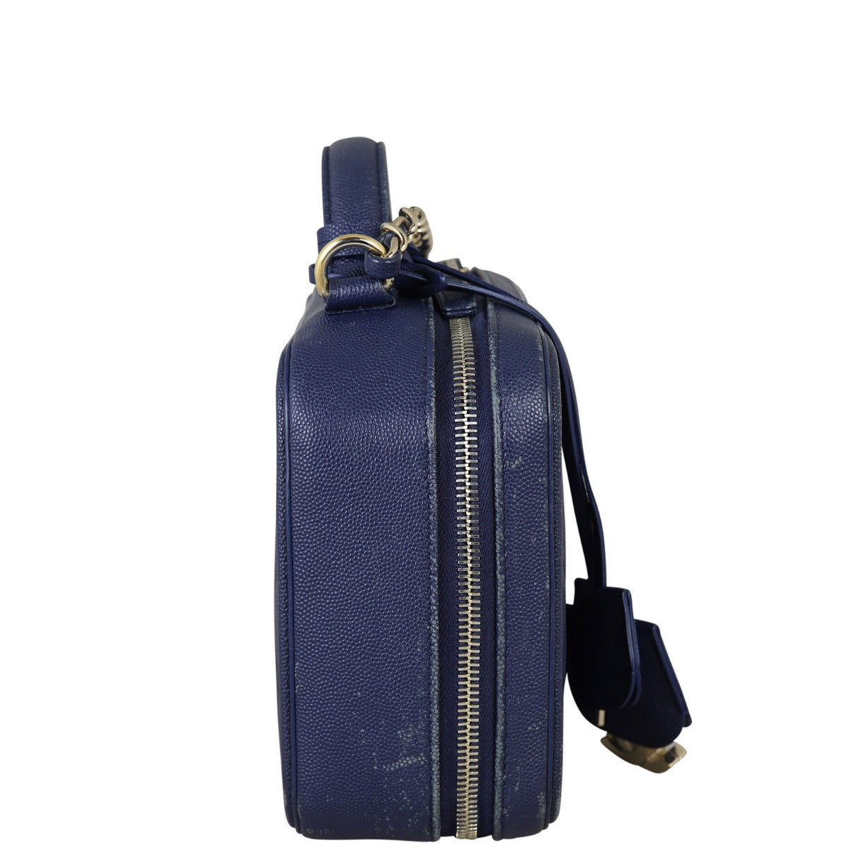 Chanel CC Filigree Vanity Medium | Navy Blue