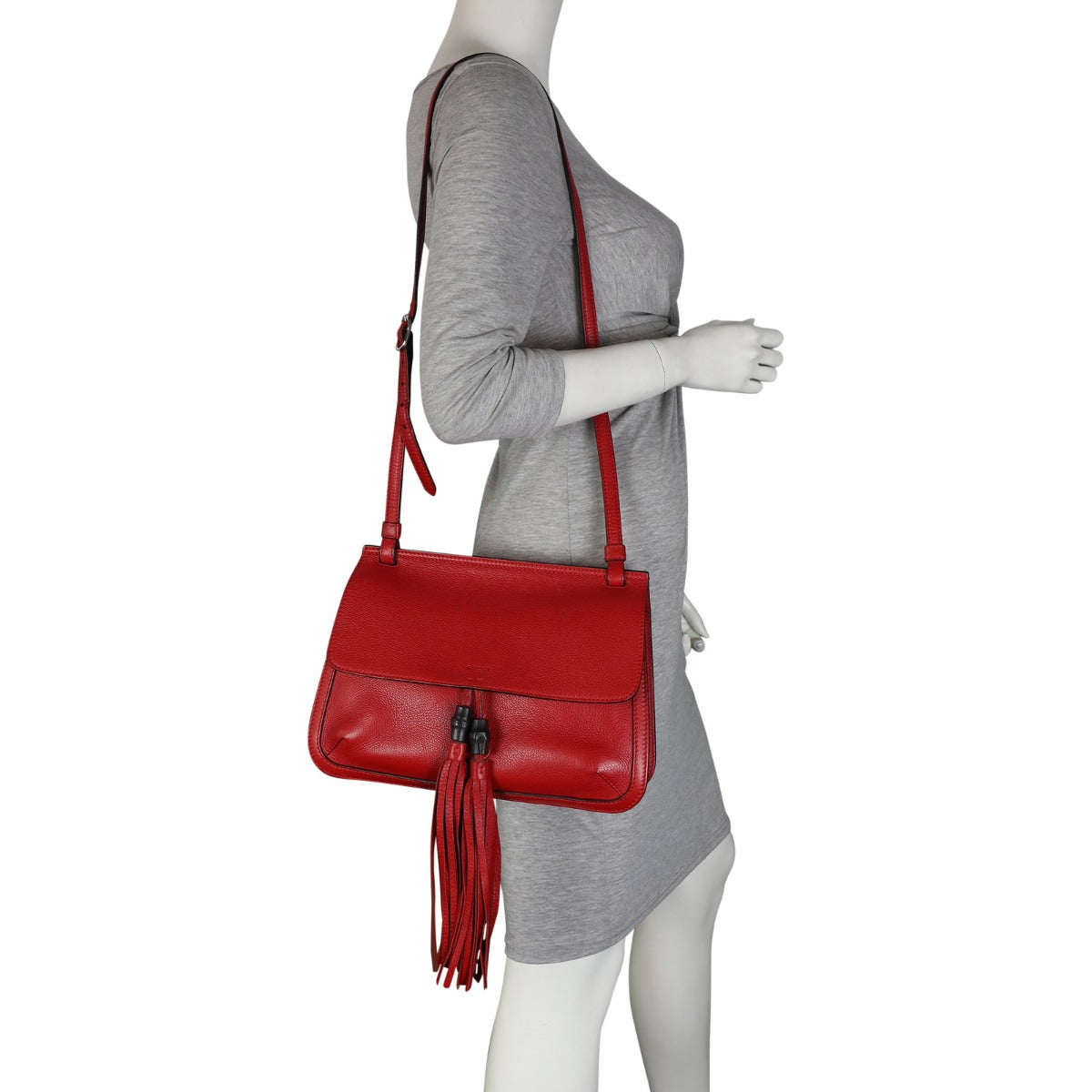 Gucci Daily Bamboo Flap Bag Medium