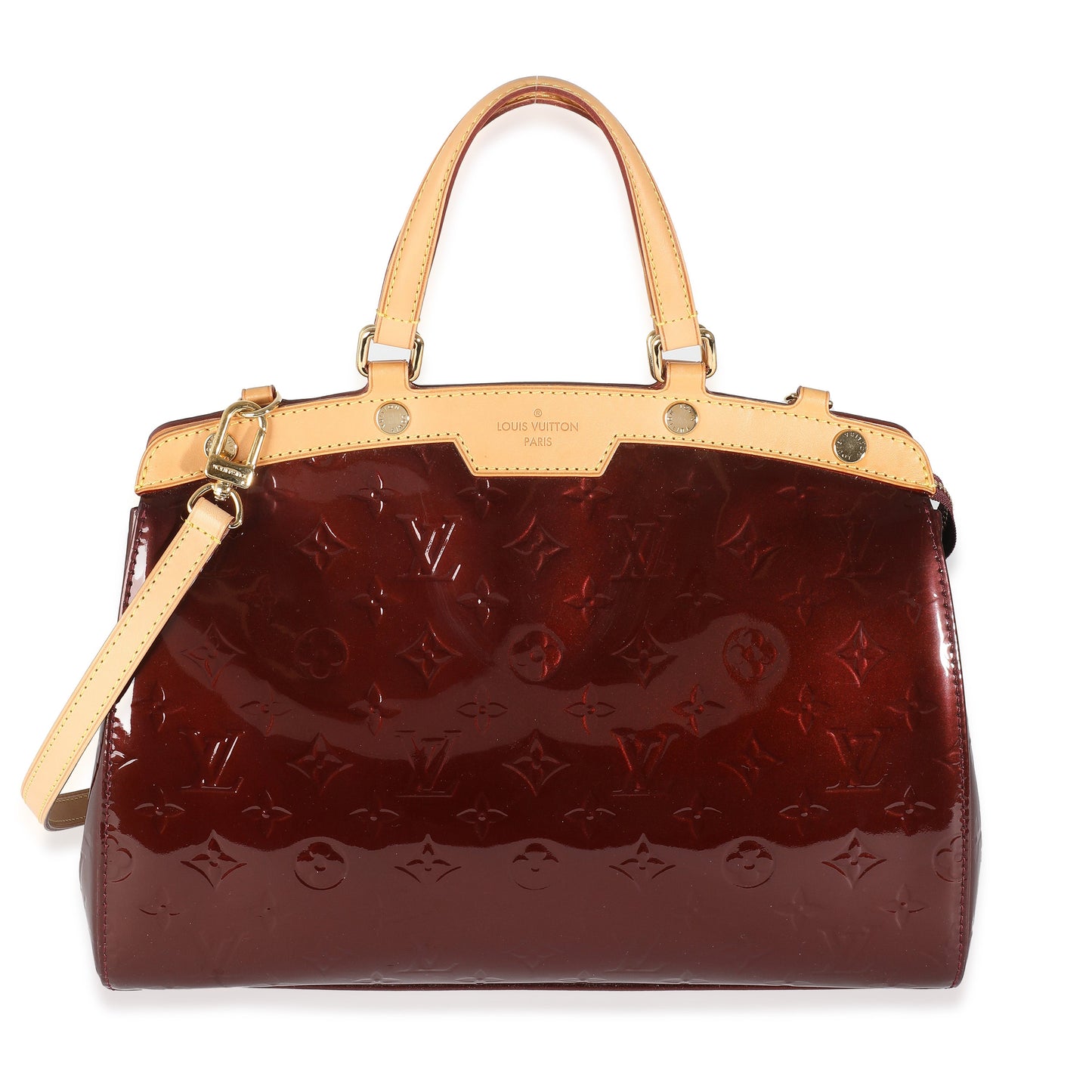Louis Vuitton Rouge Fauviste Monogram Vernis Brea MM