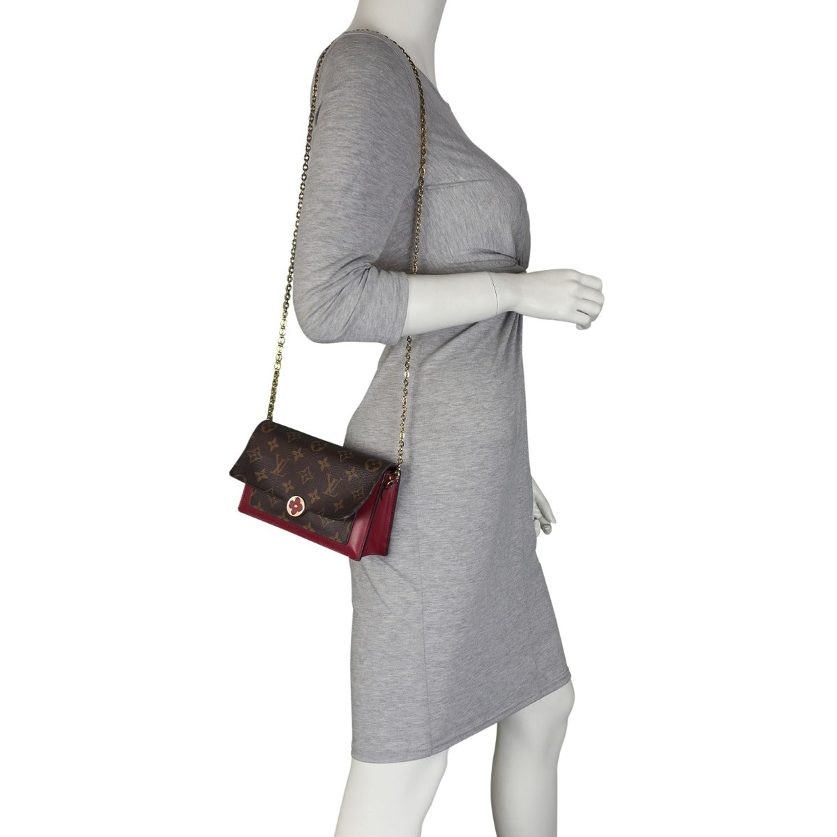Louis Vuitton Flore Chain Wallet Monogram