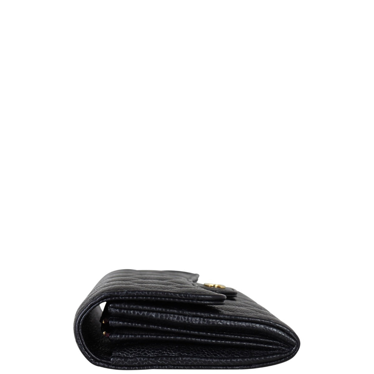 Chanel Classic Flap Long Wallet | Black Caviar