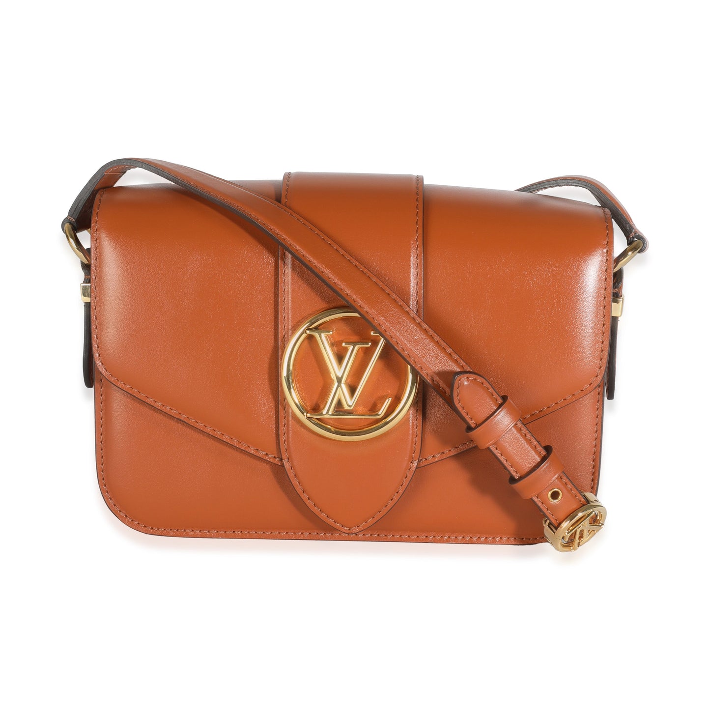 Louis Vuitton Golden Siena Smooth CalfskinPont 9