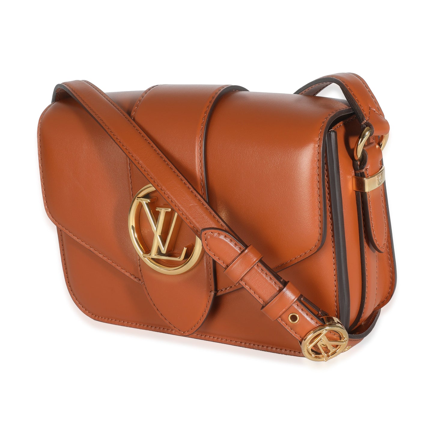 Louis Vuitton Golden Siena Smooth CalfskinPont 9