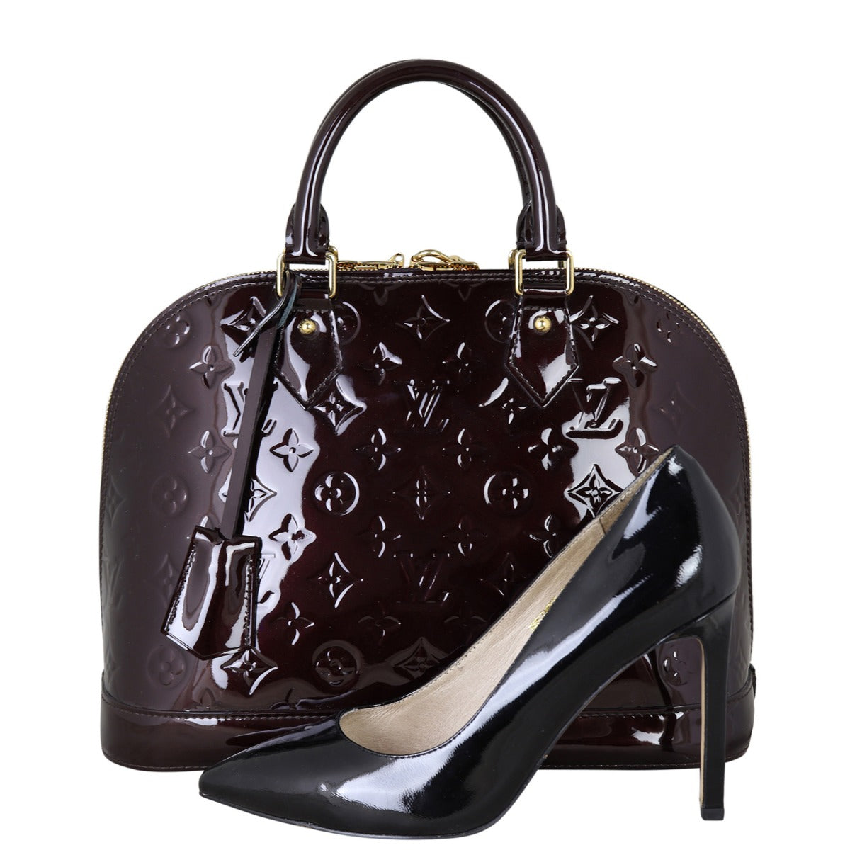 Louis Vuitton Alma PM Monogram Vernis | Gold Hardware