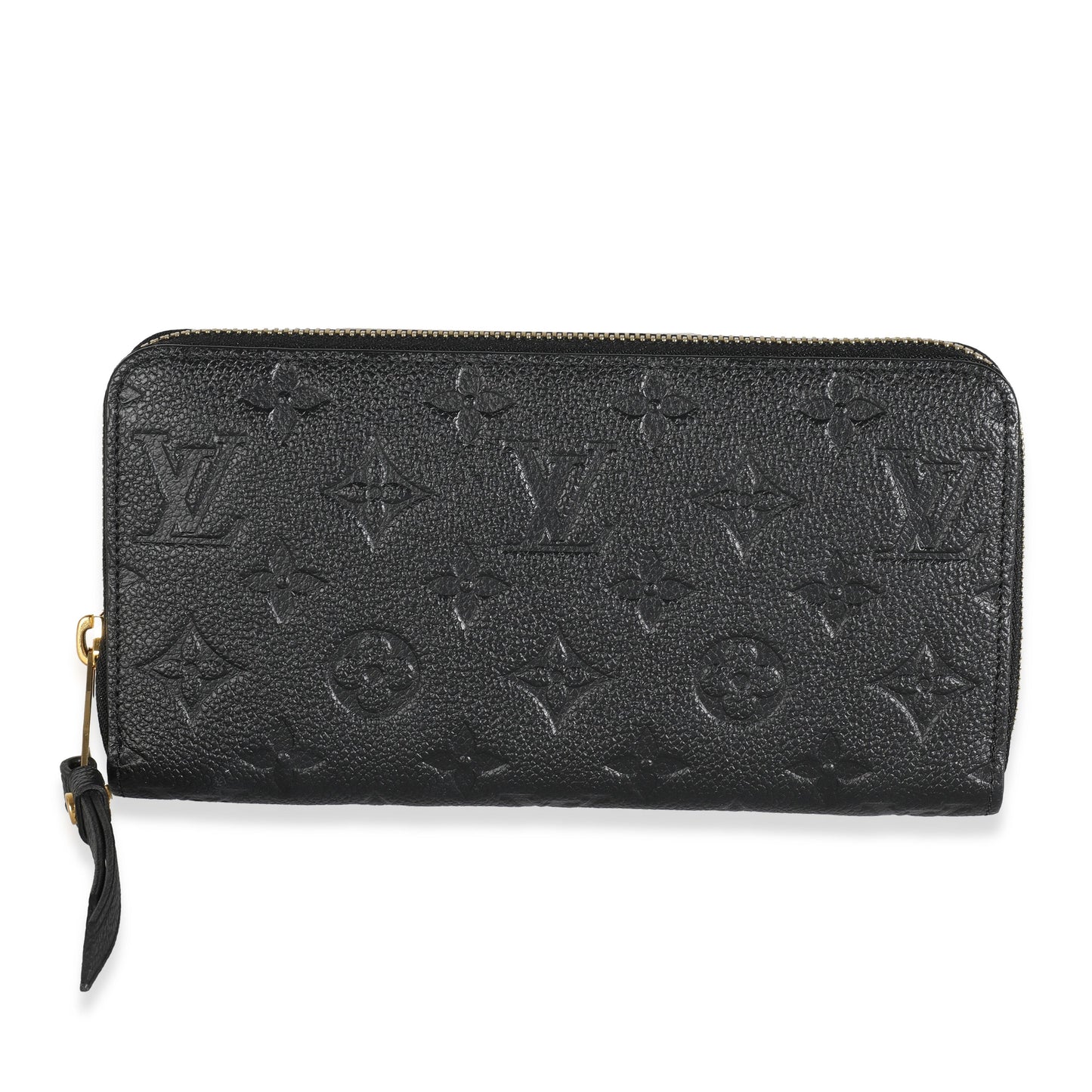 Louis Vuitton Black Empreinte Zippy Wallet