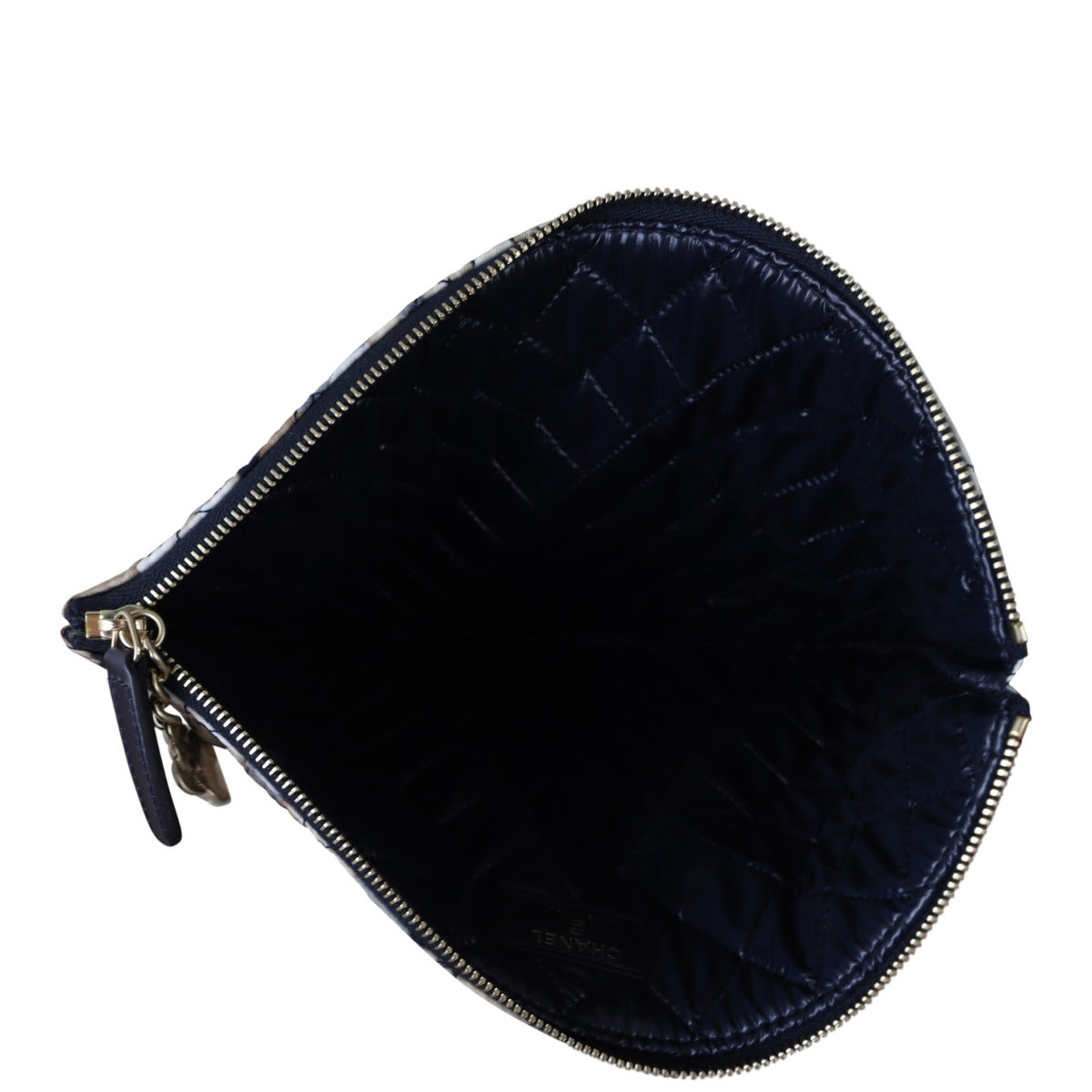 Chanel Quilted Medium Cat Emoticon Cosmetic Case