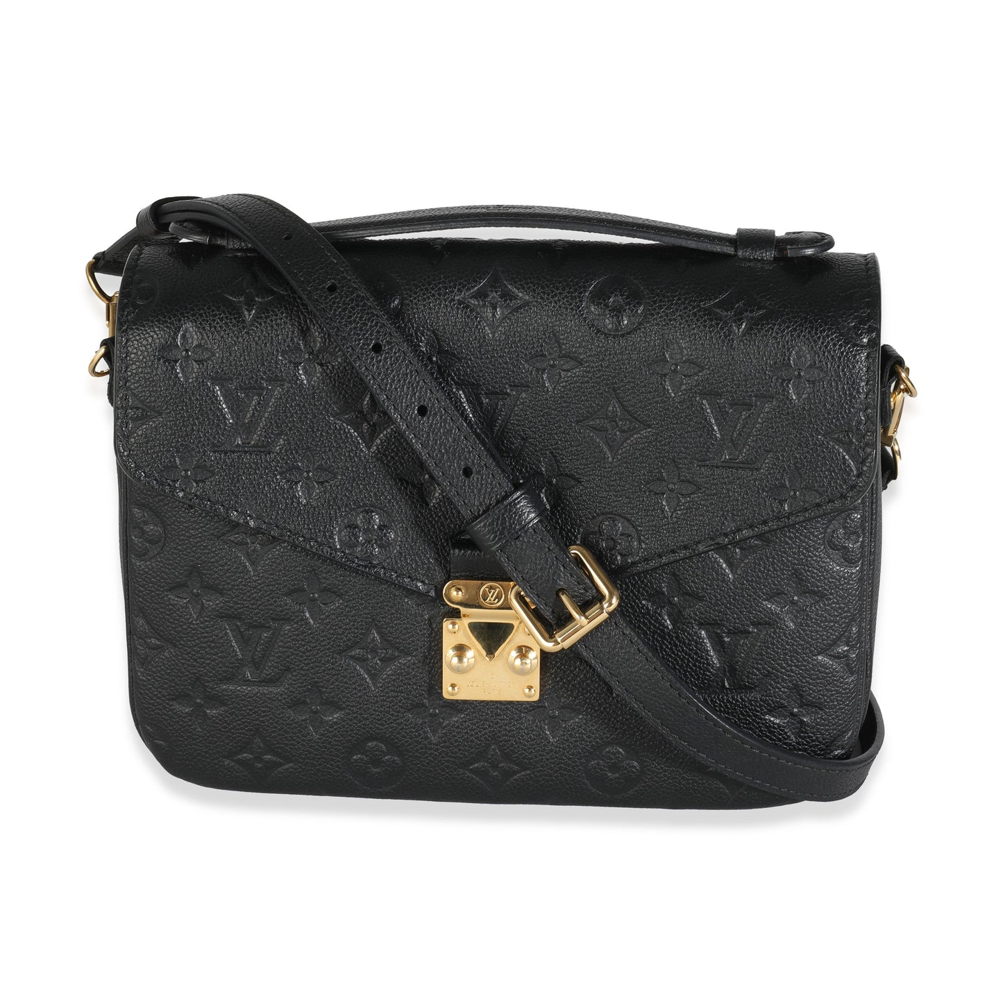 Louis Vuitton Black Monogram Empreinte Pochette Metis