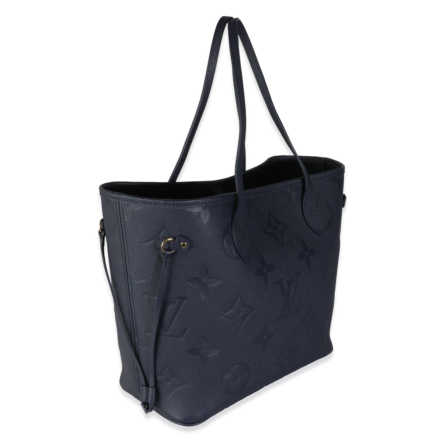 Louis Vuitton Navy Monogram Giant Empreinte Neverfull MM