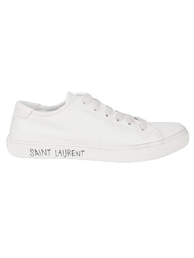 Luxury Saint Laurent Trending 2025 Men's Malibu Low Top Sneakers White