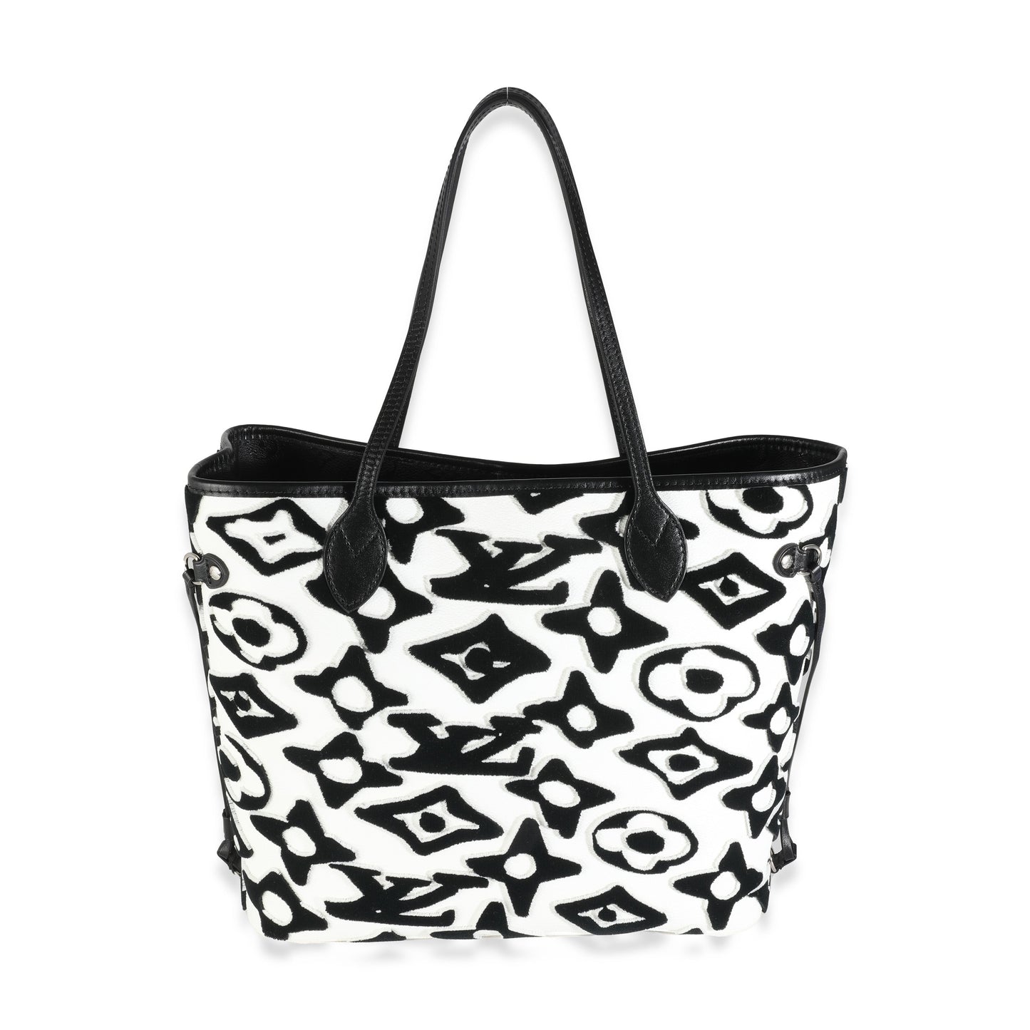 Louis Vuitton x UF Black White Tufted Monogram Neverfull MM