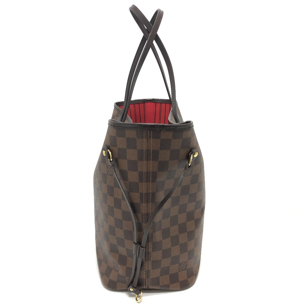 LOUIS VUITTON Tote Bag ï¼®41358 Damier canvas Brown Neverfull MM