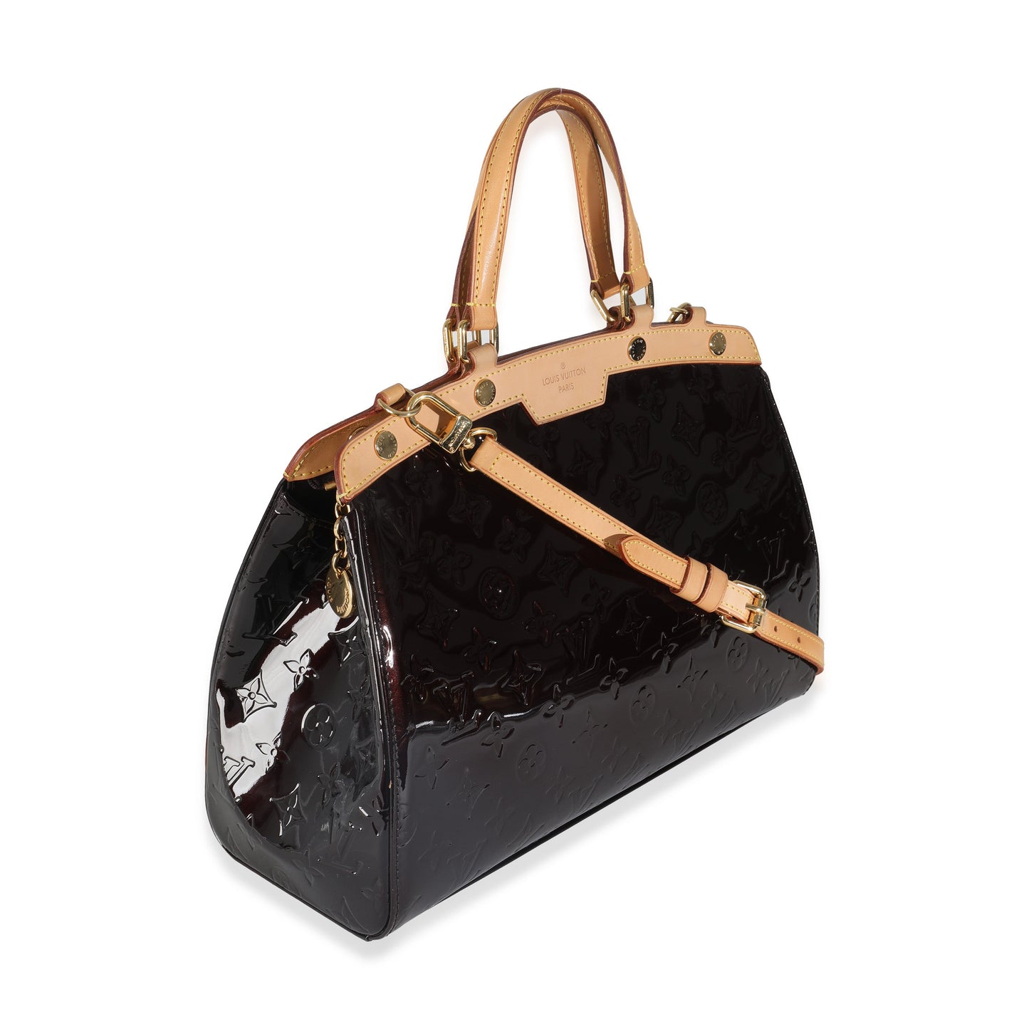 Louis Vuitton Amarante Monogram Vernis Brea MM
