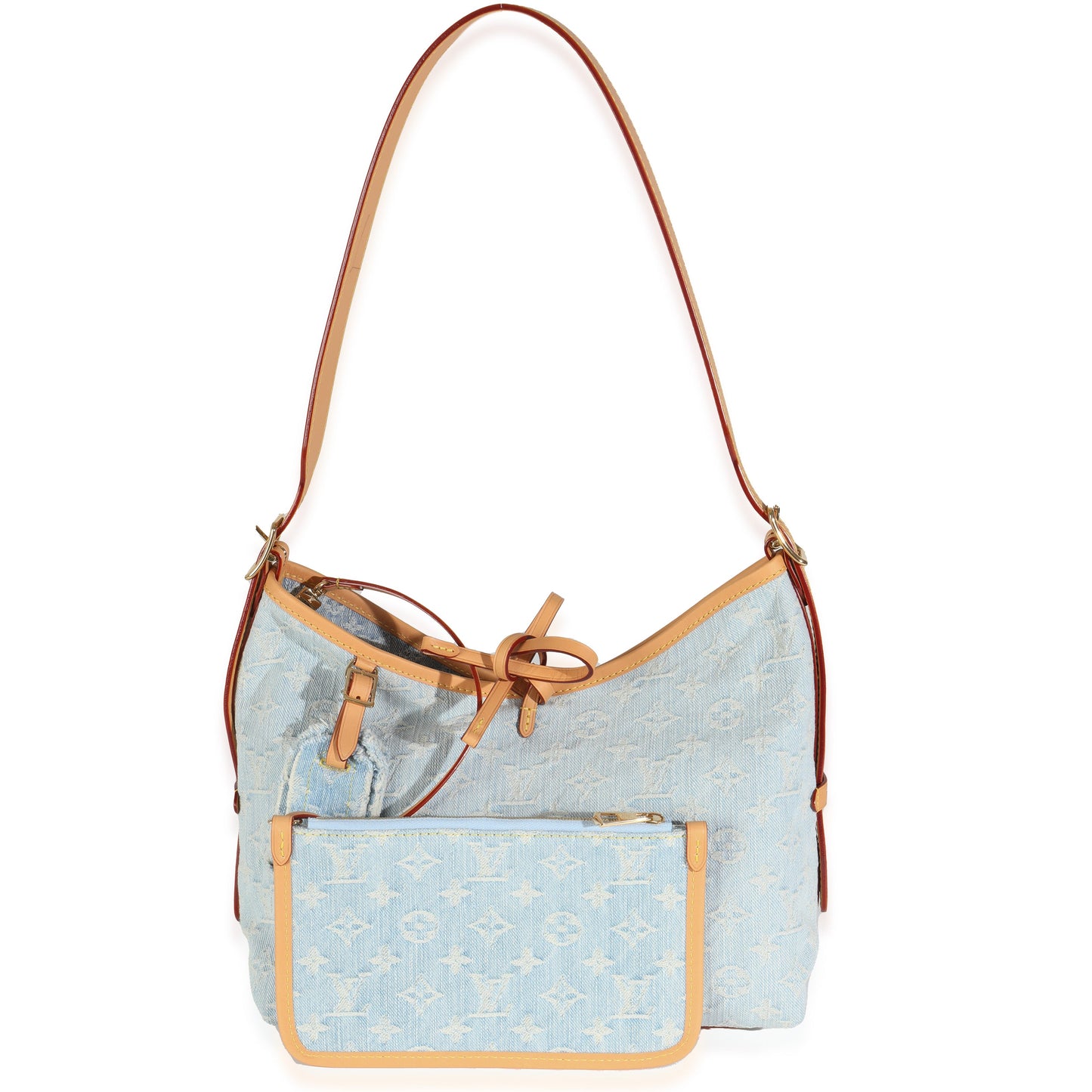Louis Vuitton Sky Blue Monogram Denim Carryall PM