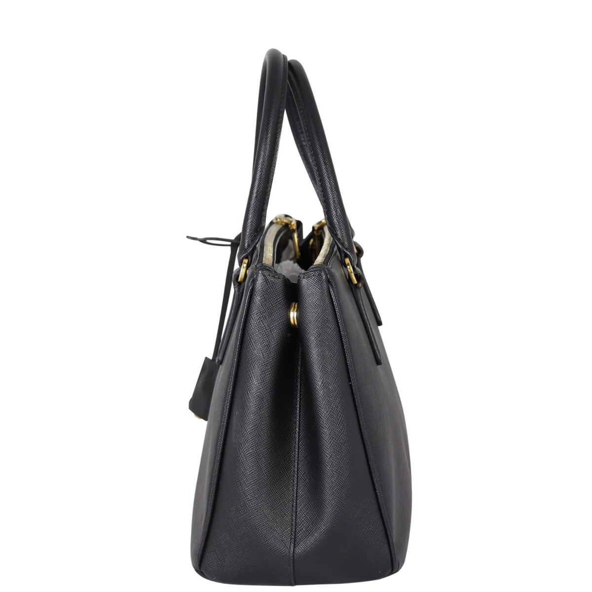 Prada Saffiano Lux Galleria Double Zip Tote Small