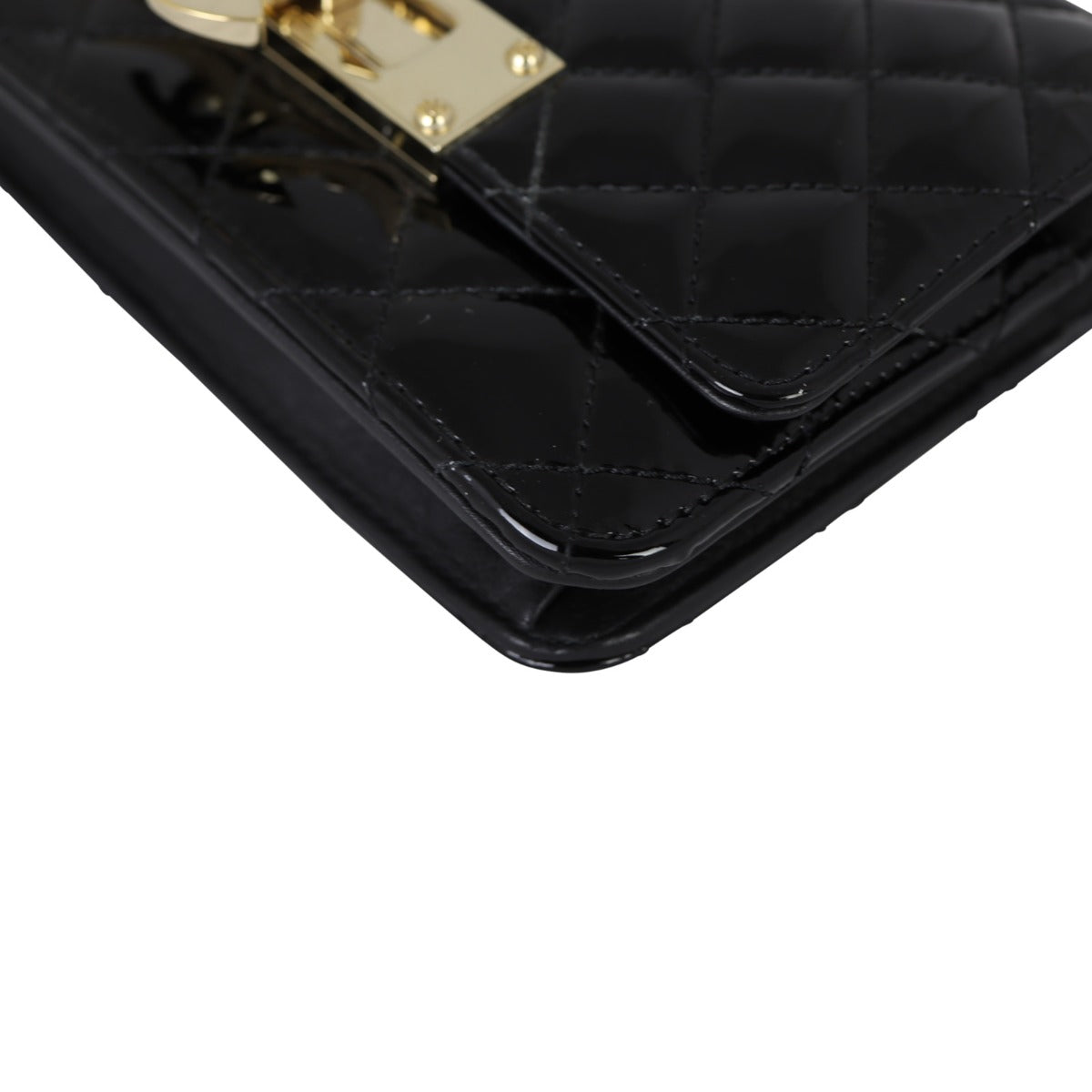 Chanel Golden Class Wallet on Chain | Black