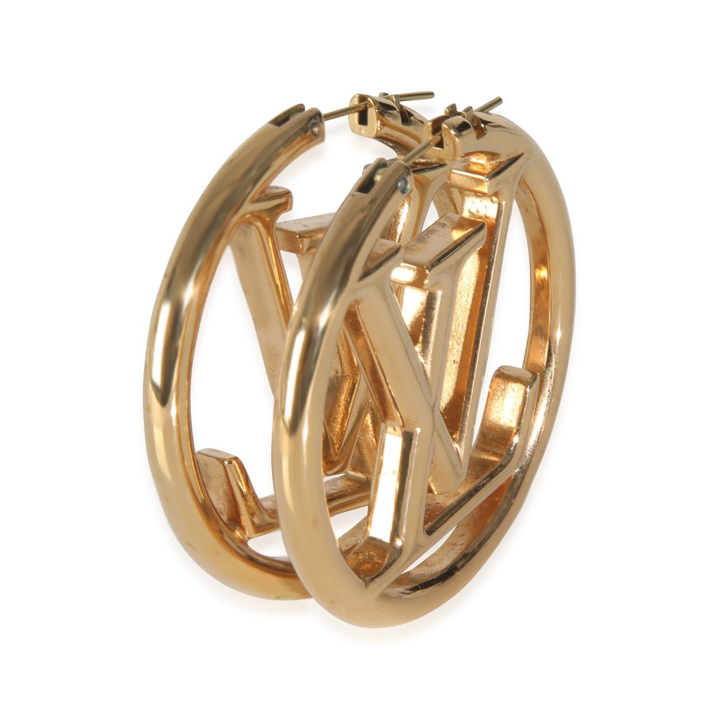 Louis Vuitton Gold-PlatedLouise Hoop Earrings