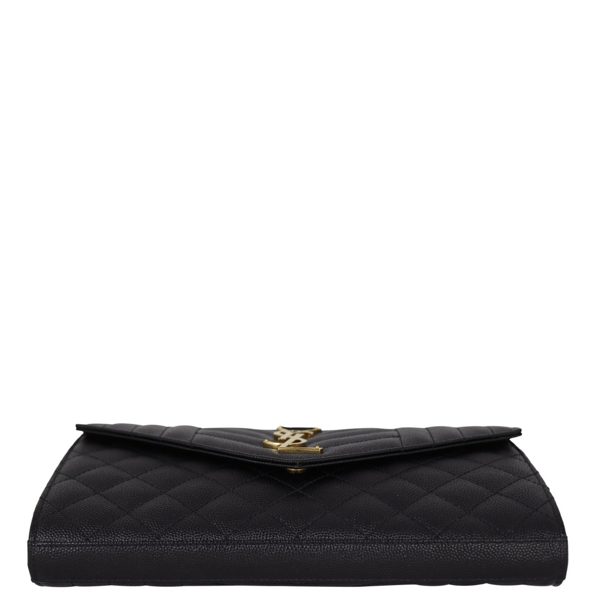 Saint Laurent Monogram Mix Matelasse Envelope Wallet on Chain
