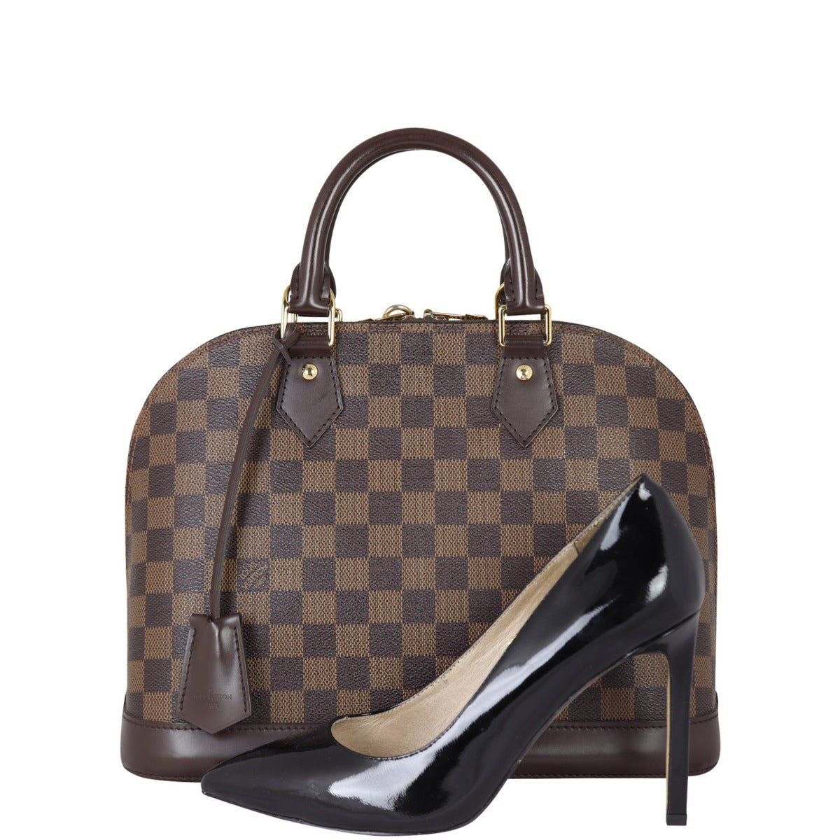 Louis Vuitton Alma PM Damier Ebene with Strap | GT Hardware