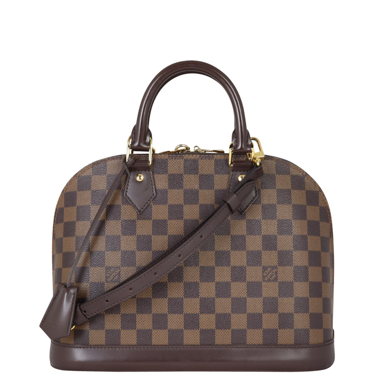 Louis Vuitton Alma PM Damier Ebene with Strap | GT Hardware