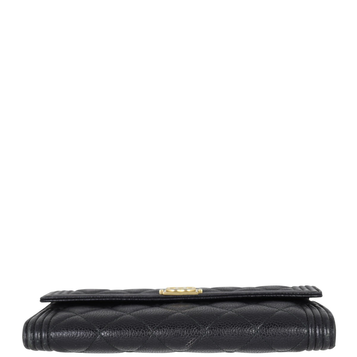Chanel Boy Long Flap Wallet | Black Diamond