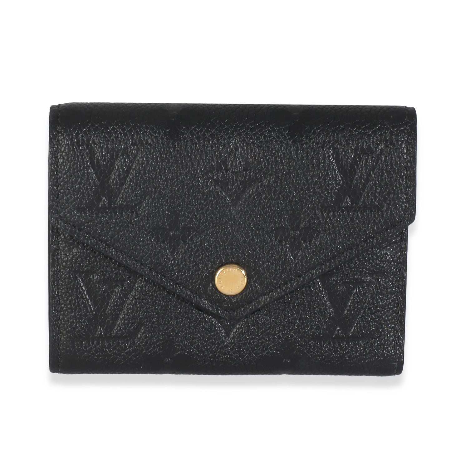 Louis Vuitton Black Monogram Empreinte Victorine Wallet