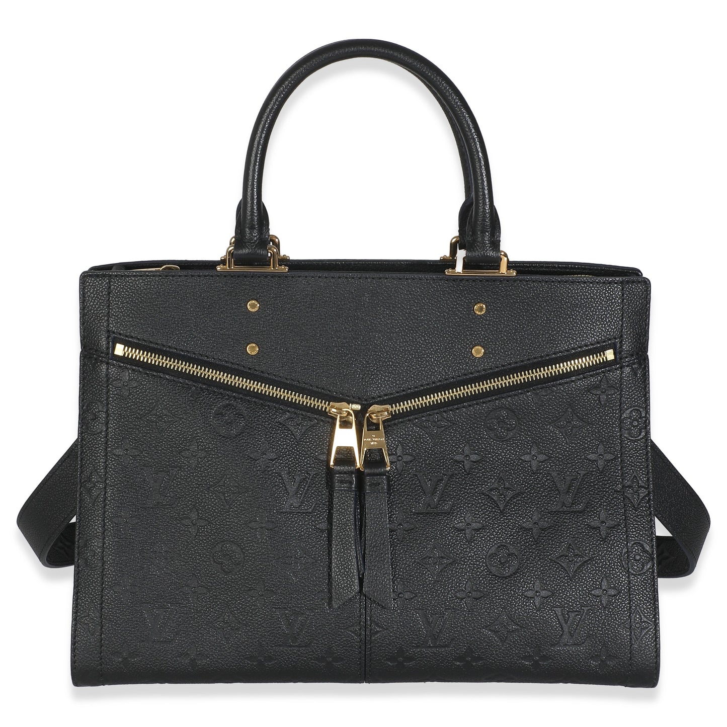 Louis Vuitton Black Monogram Empreinte Sully MM