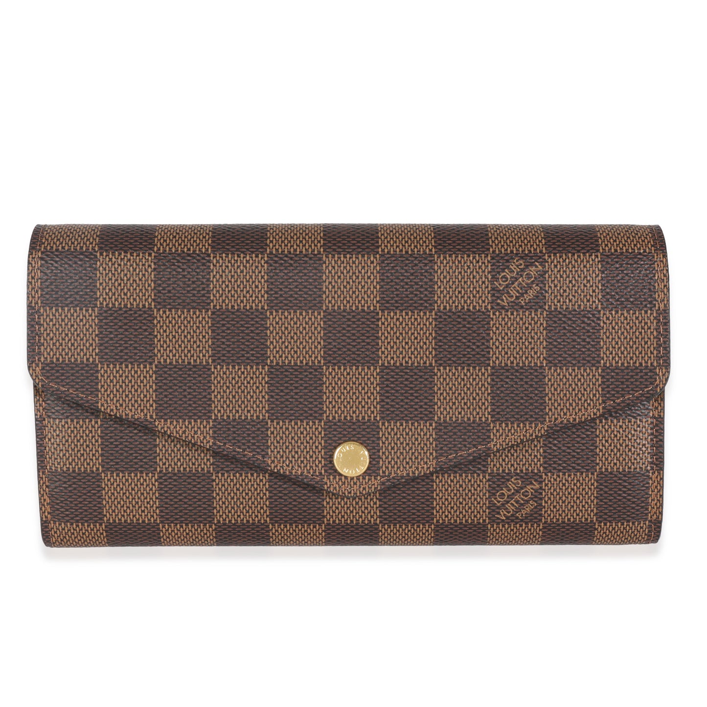 Louis Vuitton Damier Ebene Canvas Sarah Wallet