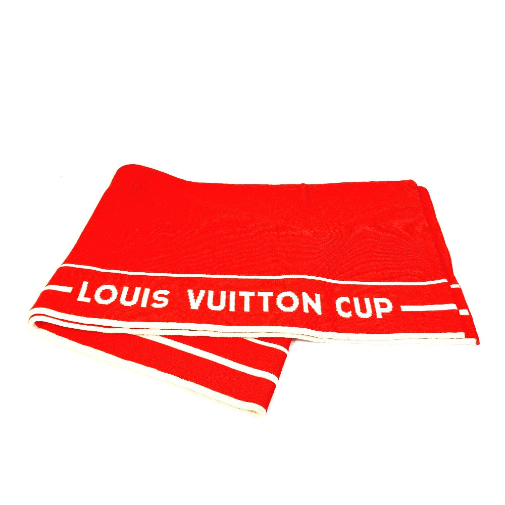 LOUIS VUITTON Scarf Cotton, Cashmere Orange LV cup Louis Vuitton cup unisex(Unisex)