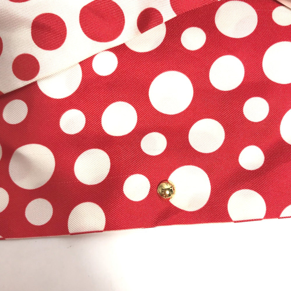 LOUIS VUITTON Scarf M74623 silk Red Yayoi Kusama Collaboration Snood Dot Infinity Snood Women