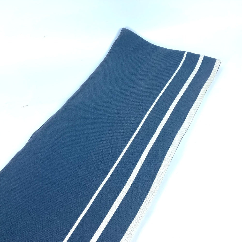 LOUIS VUITTON Scarf Cotton, Cashmere Navy Louis Vuitton Cup LVCUP logo mens