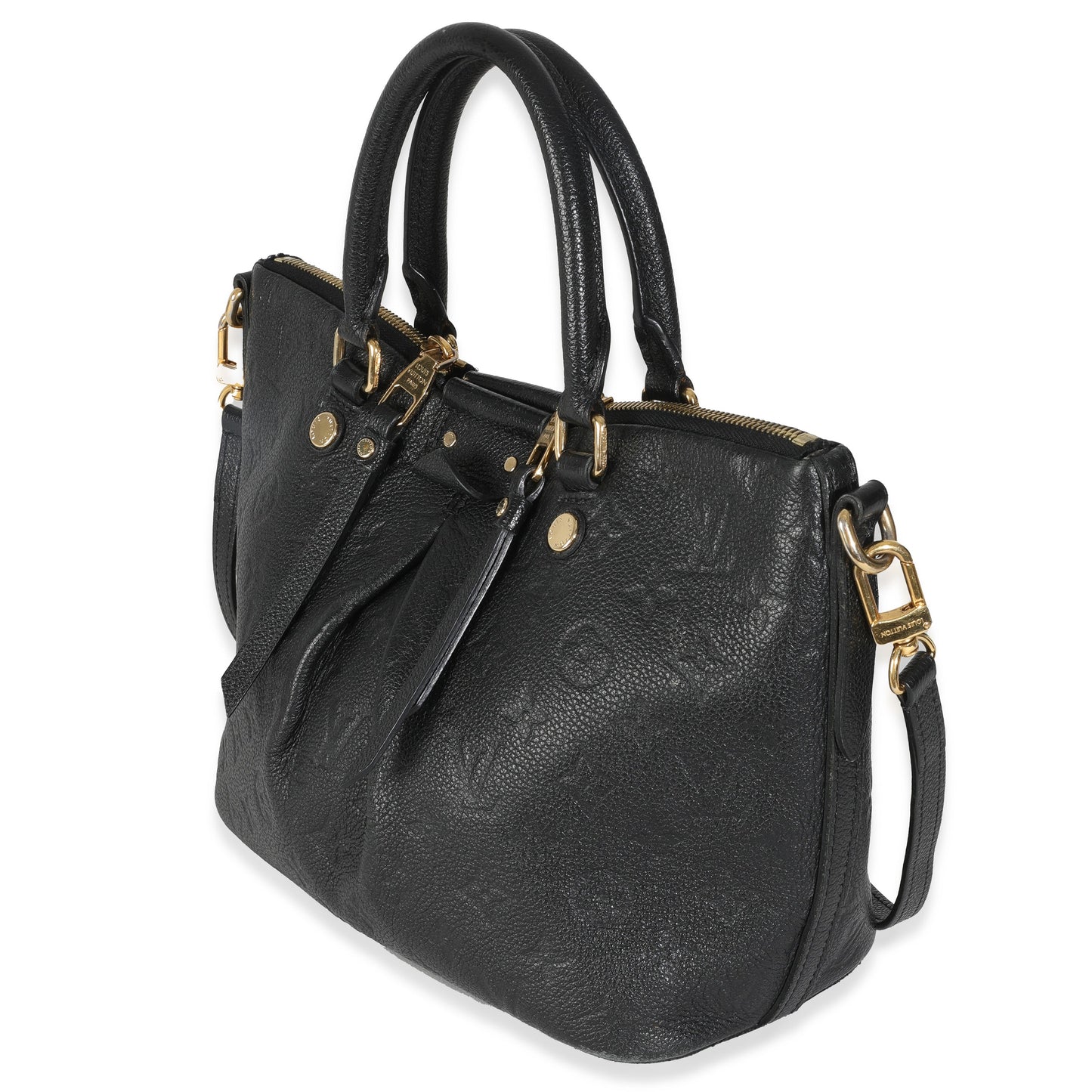 Louis Vuitton Black Monogram Empreinte Mazarine PM