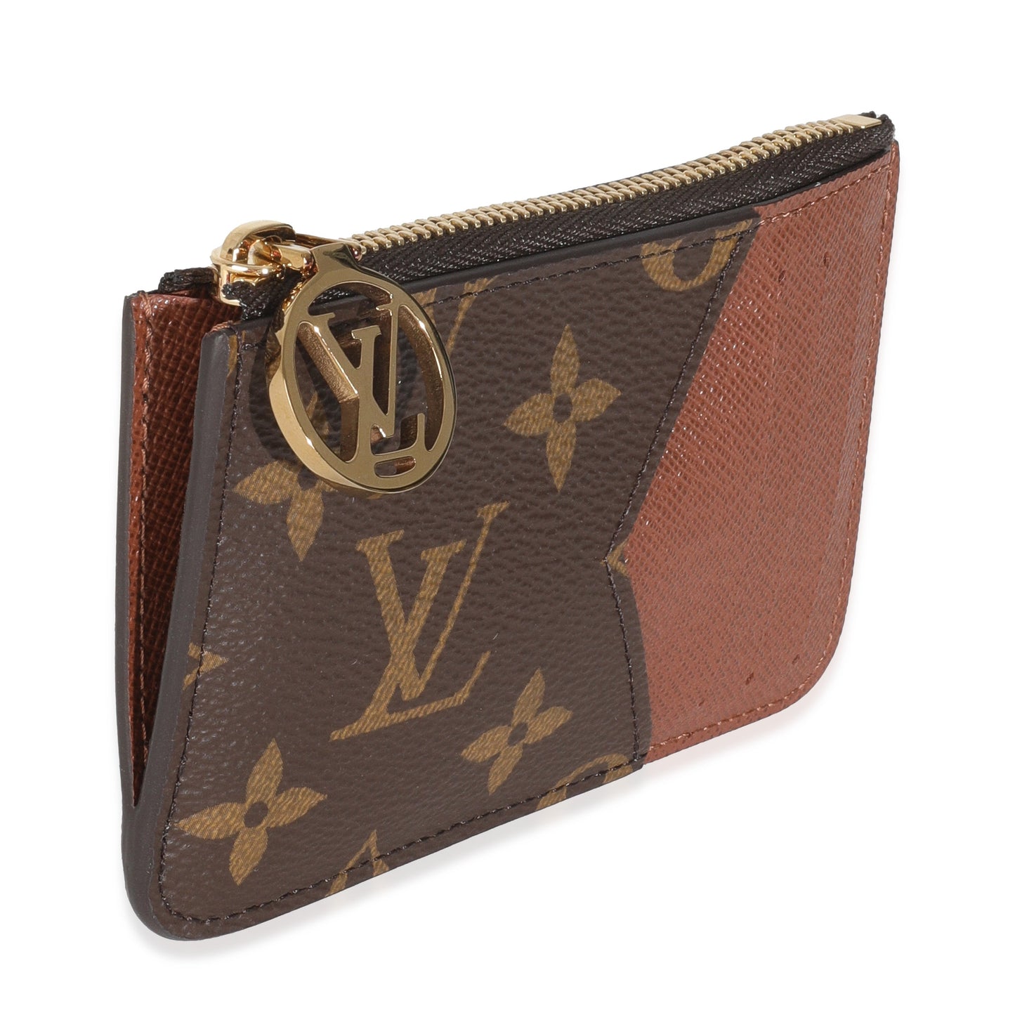 Louis Vuitton Cognac Monogram Canvas Romy Card Holder